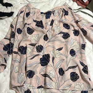 Banana Republic Floral Business blouse
